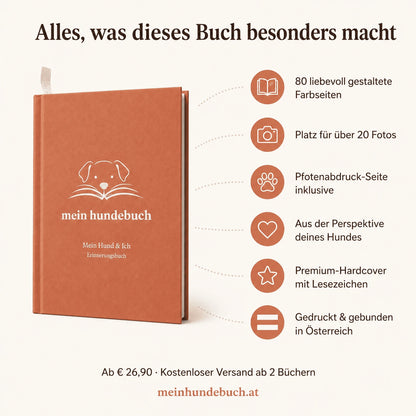 Mein Hund & Ich – Das Erinnerungsbuch für Hundebesitzer